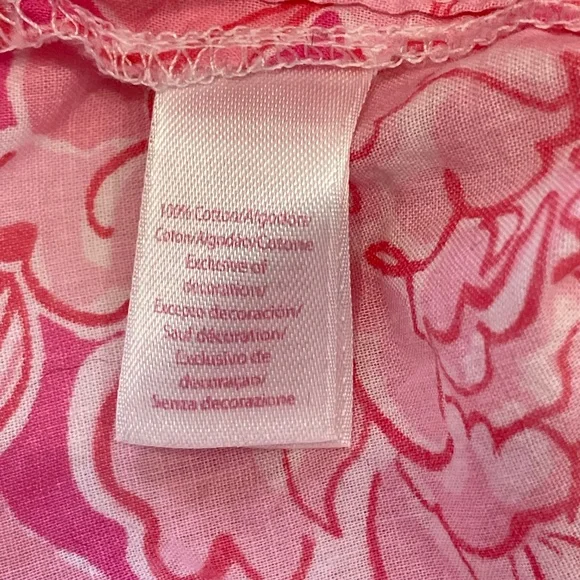 Extremely Rare Lilly Pulitzer Pajama Set in Pink Tropical Floral, Small - Picture 10 of 15